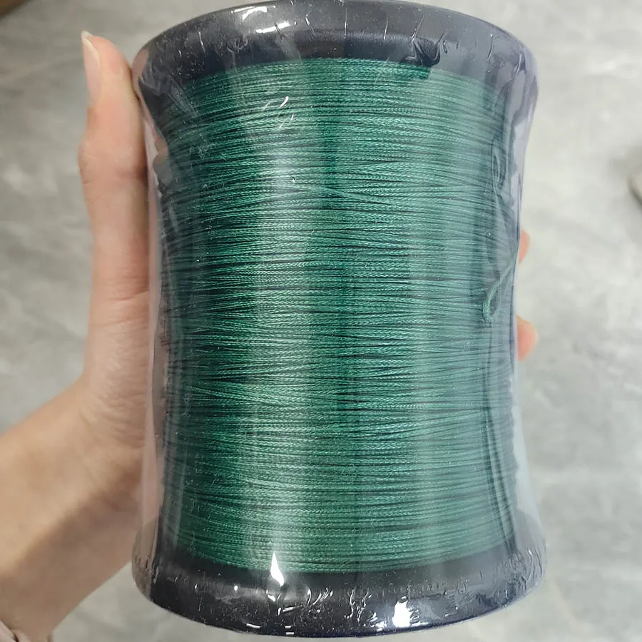 Línea de pesca trenzada multifilamento de 16 hebras, 500m, 255LB, alambre de pesca de atún para pesca en agua salada de mar - imagen 4