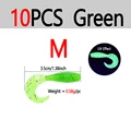 10pcs Green M