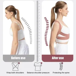 Corrector de postura ajustable – Soporte espalda y hombros para adulto