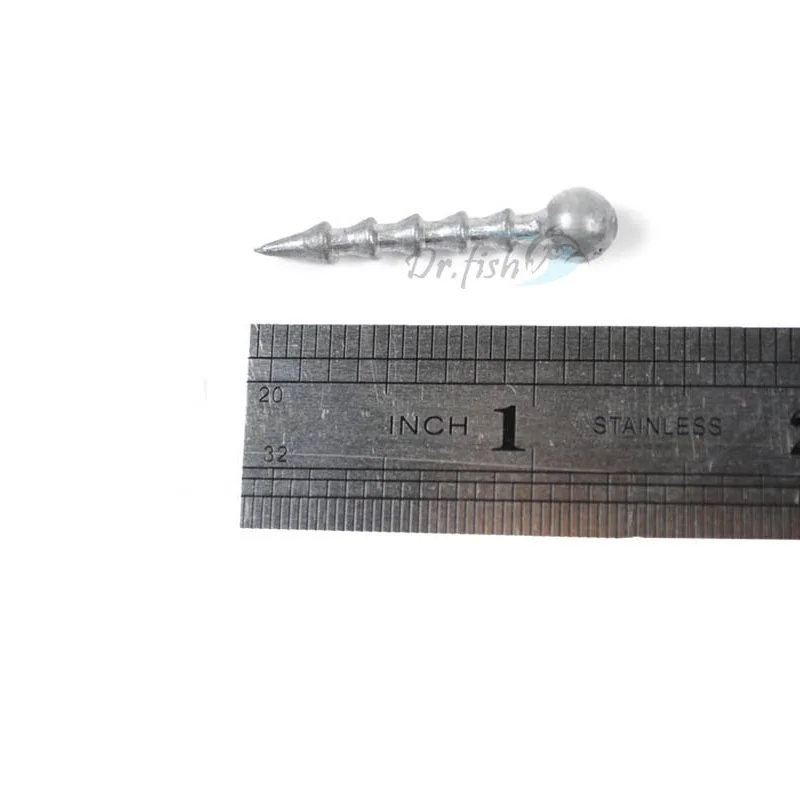 Plomos de plomo de pesca de 10 piezas, conectores de inserción de clavos de tiro caído, señuelo suave, aparejos Wacky Neko Rig, plomos de aparejo de gusano 1/16oz 1/8oz - imagen 5