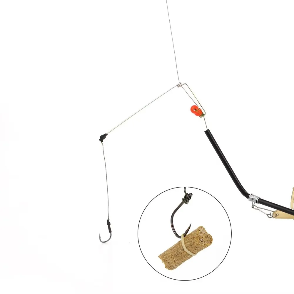 NGB 20g 30g 40g 50g 60g 70g 80g soporte de cesta cebo jaula alimentador con conector ganchos moldeadores accesorio de pesca de carpa - imagen 4