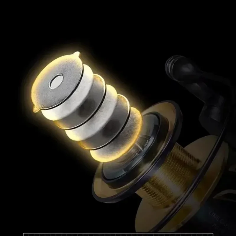 Mavllos-carrete giratorio EZGO para pesca en agua salada, accesorio con mango de tornillo, potencia de 27kg, relación 5,2: 1, anticorrosión, Jigging, Grouper - imagen 4