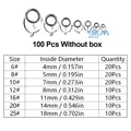 100Pcs Without box