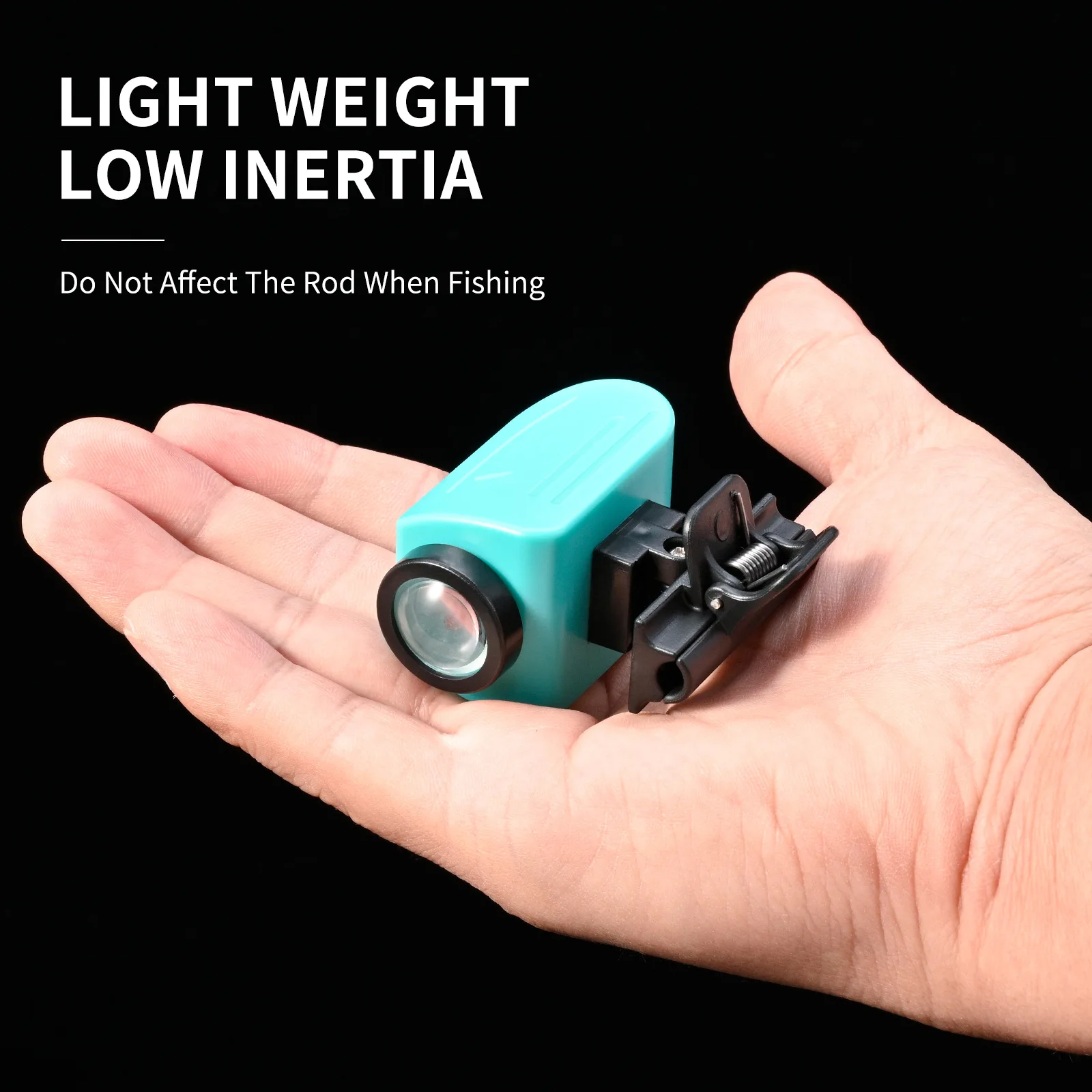 Luz Led de dos colores para caña de pescar, barra de luz antideslizante para caña de pescar nocturna, luz superior, carga USB, accesorios de aparejos de balsa - imagen 5