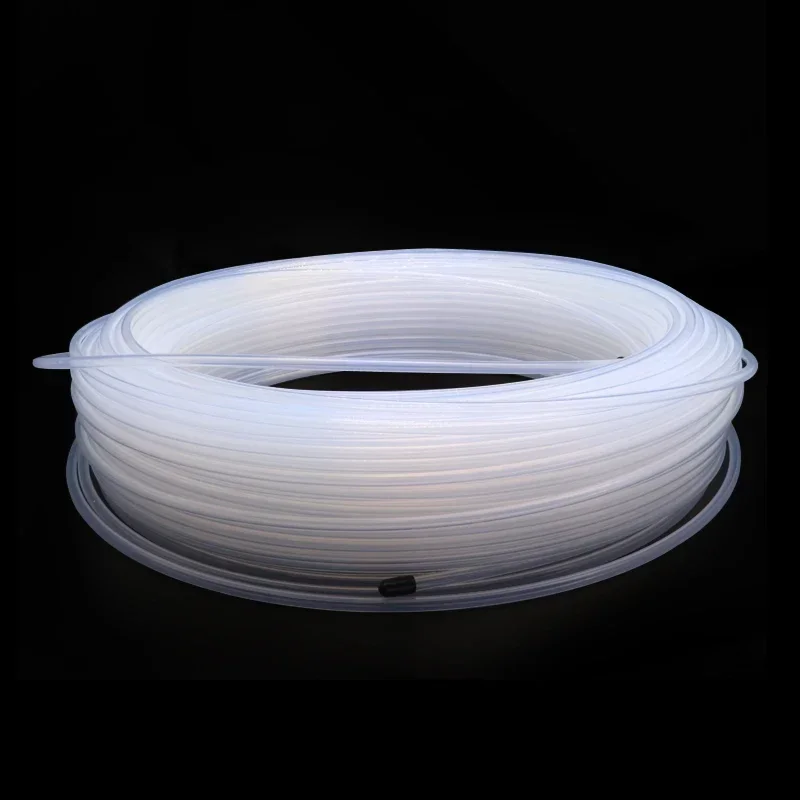 ID 3mm x 5mm OD PTFE tubo T eflon aislado tubo rígido capilar F4 manguera de transmisión resistente a altas bajas temperaturas 3KV - imagen 5