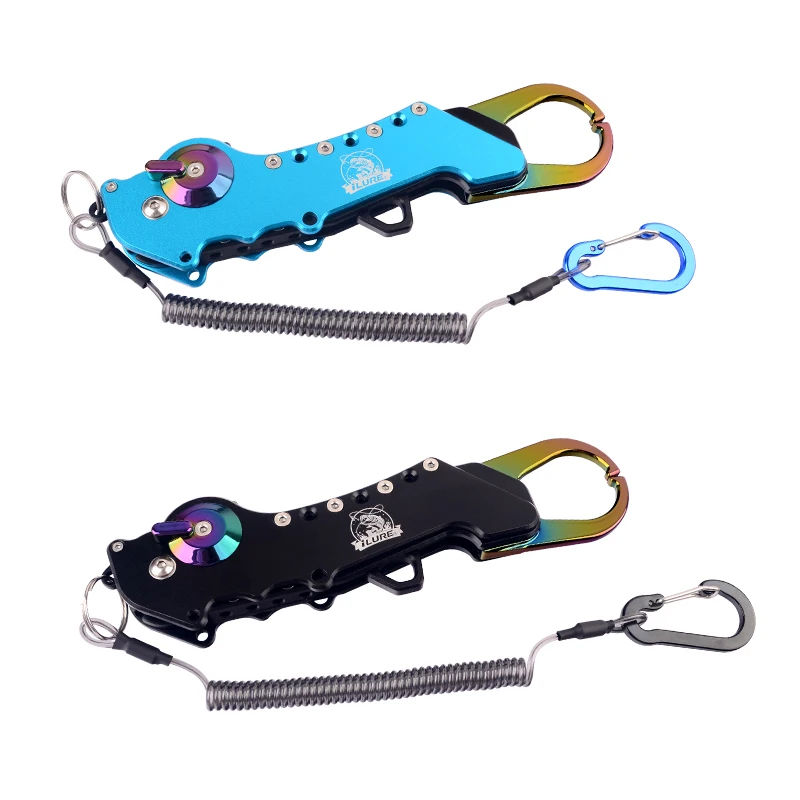 Nuevo Clip de pescado, alicates de pesca, controlador de mano, pinza de agarre de labio de pescado, pinza con cubierta protectora, cuerda de retención - imagen 5