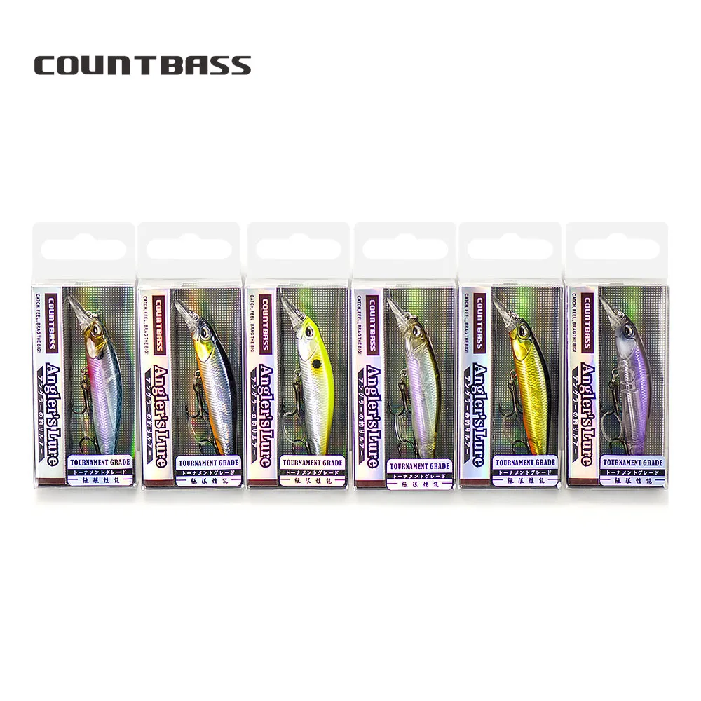 Wobbler COUNTBASS Minnow 63mm – Hundimiento lento para perca - imagen 3