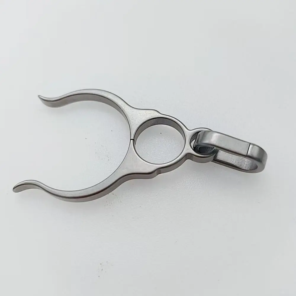 Colgador de hervidor de titanio gris para botellas deportivas - imagen 3