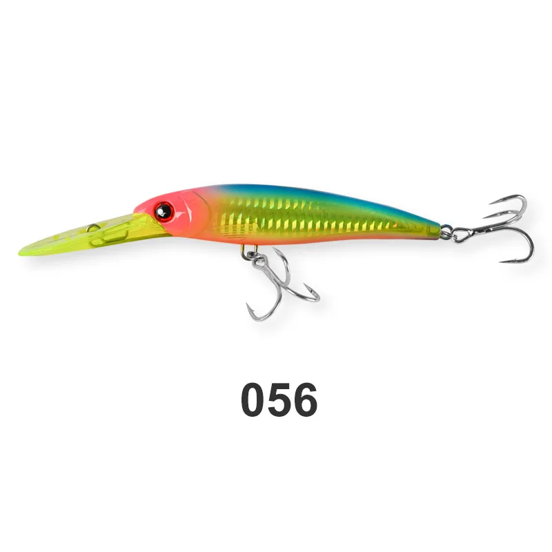 Noeby Trolling Minnow Wobbler flotante para pesca en agua salada - imagen 3