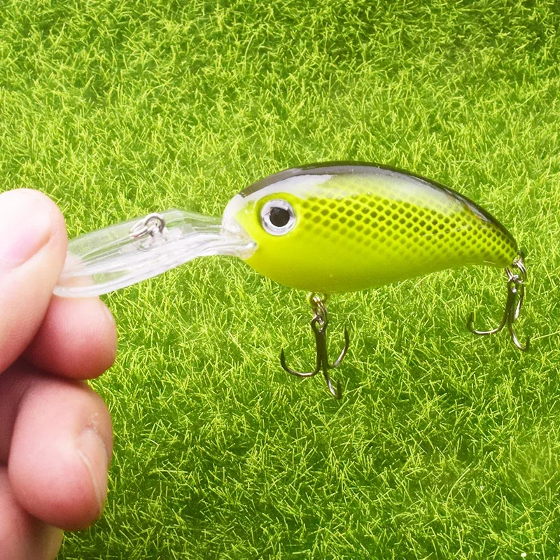 1 unidad De Señuelos De Pesca con manivela Wobbler 14g 10cm Isca Minnow cebo duro Artificial Crankbait Leurre De Bass Pike Trolling aparejos De Pesca - imagen 4