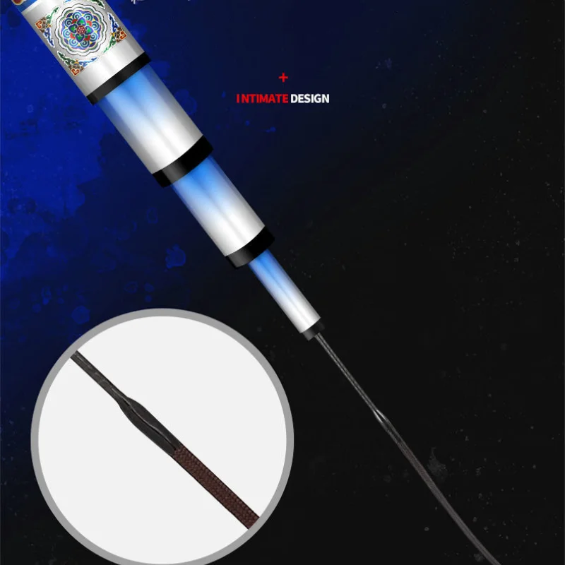 Palo de mano ultraligero de 3,6-9m, caña de pescar superdura de 20H, caña de pescar de alto carbono, caña de pescar grande - imagen 5