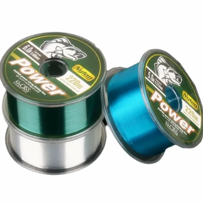 Pesca de carpa verde oscuro, nailon japonés recubierto de fluorocarbono, barco de Pesca de mar, sedal de hundimiento de sal, equipo de Pesca