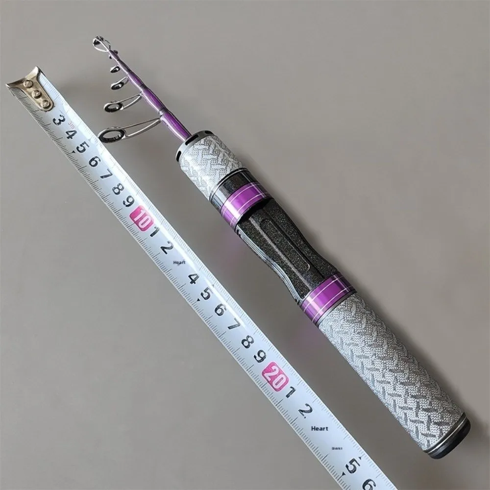 Mini varilla ultracorta afinada por UL, longitud ultracorta, tamaño Mini, Micro caña de señuelo de gusano, construcción portátil, diseño retráctil - imagen 2