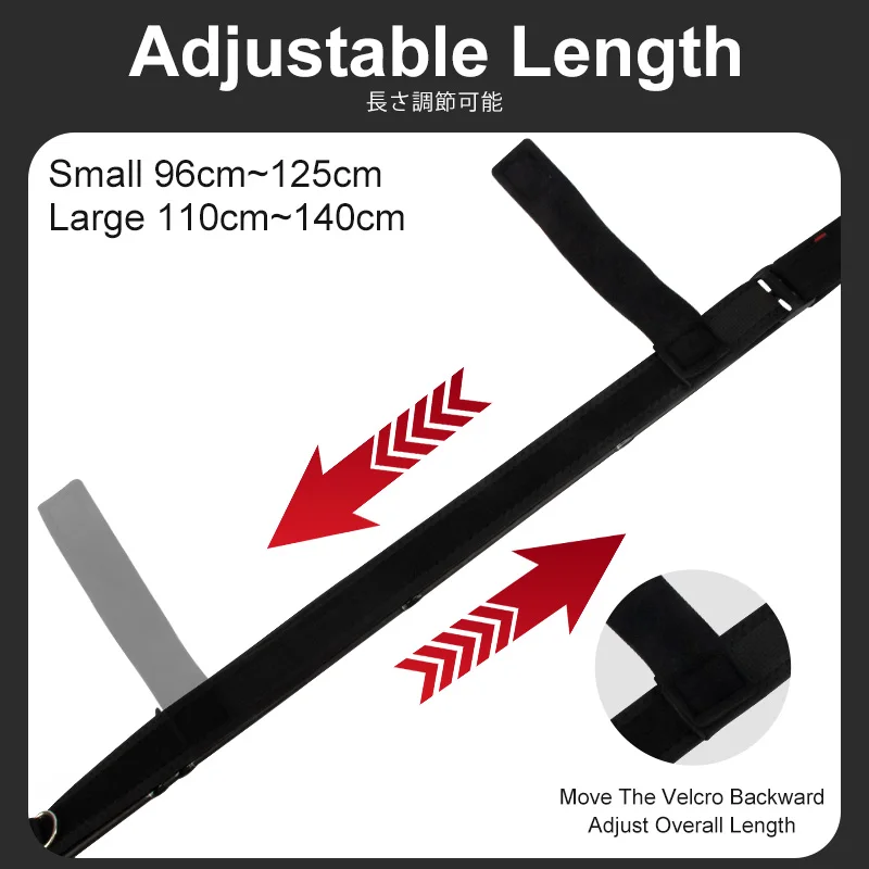 OBSESSION Bolsa de almacenamiento de caña de pescar ajustable, cinturón de hombro portátil para caña de pescar, bolsa protectora de cinturón para caña de pescar - imagen 5