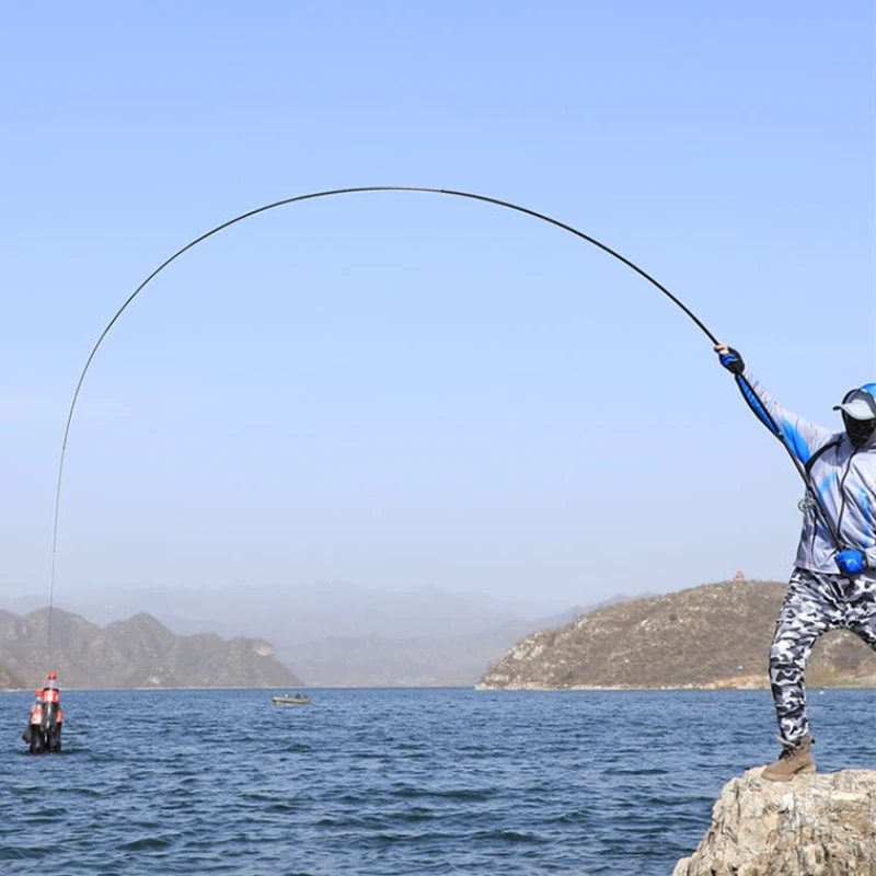 Caña De pescar ultraligera sin hilo, 28 Tune, caña De mano superdura, tres posiciones, sección corta portátil - imagen 5