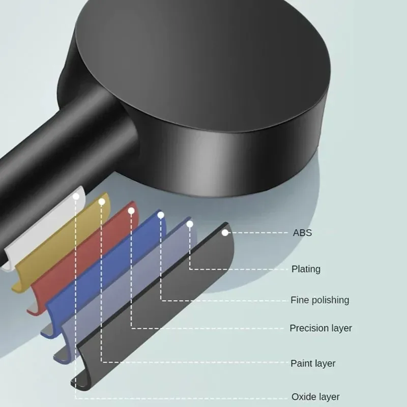 Cabezal de ducha de alta presión ajustable, 5 modos, juego de ducha con manguera, ahorro de agua, boquilla rociadora de parada de una tecla, accesorios de baño - imagen 5