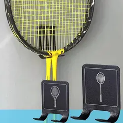 Soporte pared raqueta tenis autoadhesivo aluminio