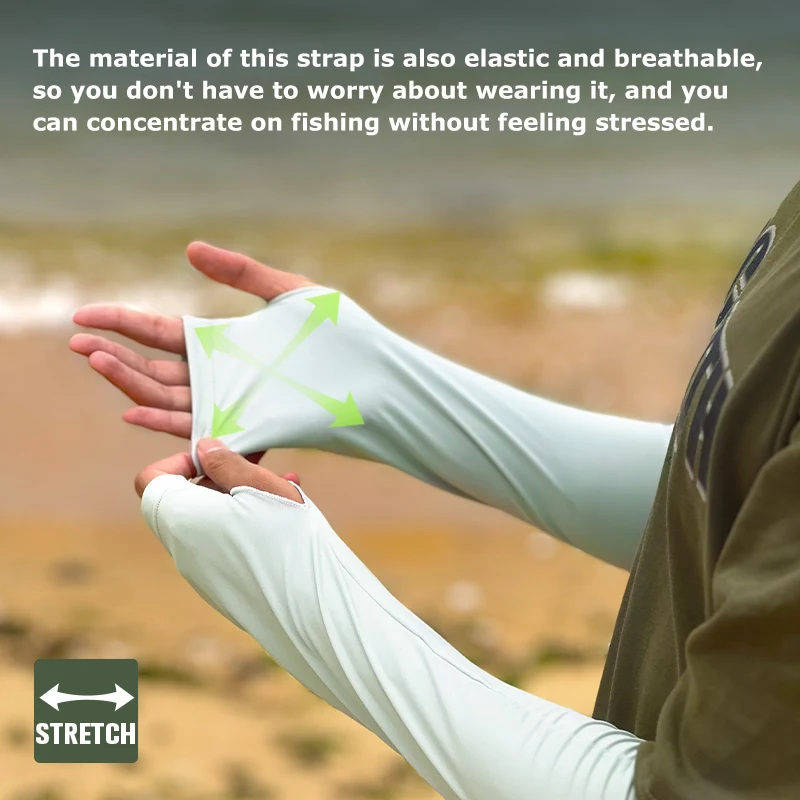 TSURINOYA Mangas de brazo con protección UV para pesca y senderismo - imagen 5