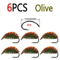 6PCS Olive