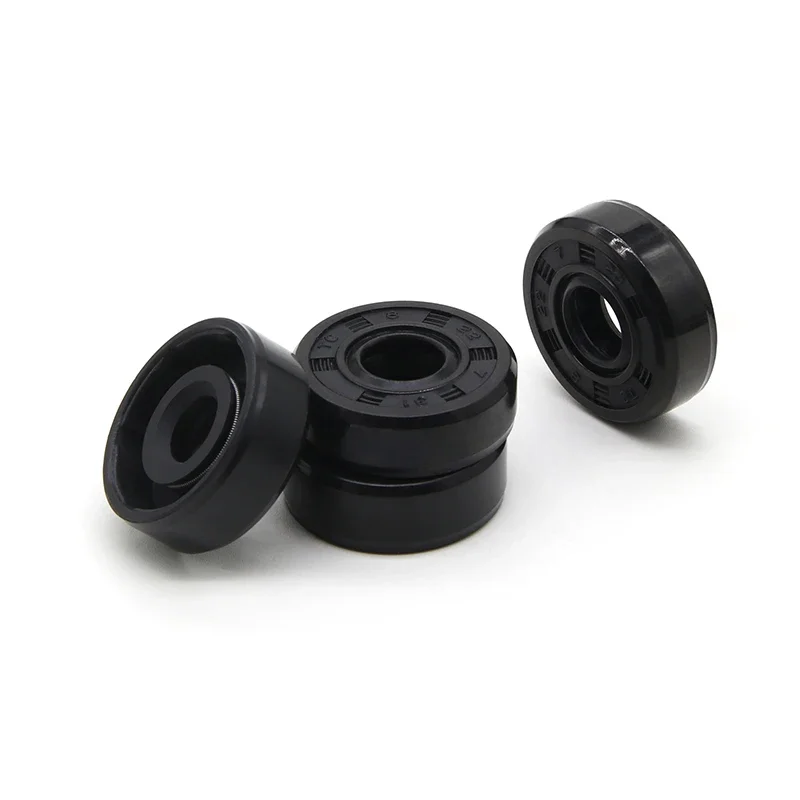 Sello de aceite de caucho de nitrilo NBR ID 8mm TC-8 * 14/15/16/18/22*4/4,5/5/7/8 Sello de aceite de doble labio de nitrilo - imagen 2