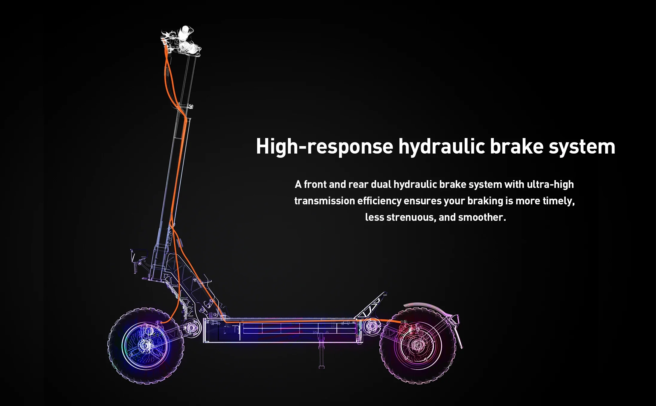 JOYOR S8-S-Z Patinete Eléctrico 1200W Motor Dual Plegable - imagen 3