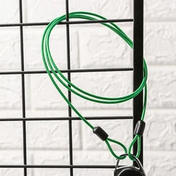 Fuerte seguridad antirrobo para bicicleta, cadena de bloqueo de Metal, línea de bloqueo para exteriores, cuerda de alambre, candado para bicicleta, cuerda trenzada, Cable de acero