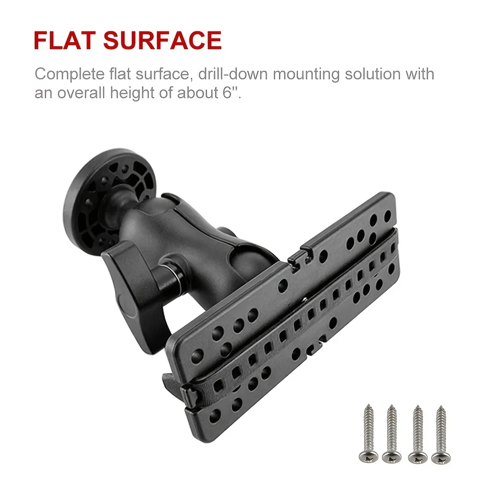 Goture-Base de montaje de bola giratoria de 360 grados, Base de montaje para buscador de peces marinos, placa GPS, Kayak, buscador de peces electrónico, Base de montaje para buscador de peces - imagen 5