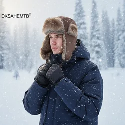 Gorro impermeable con orejeras ajustables para frío y viento