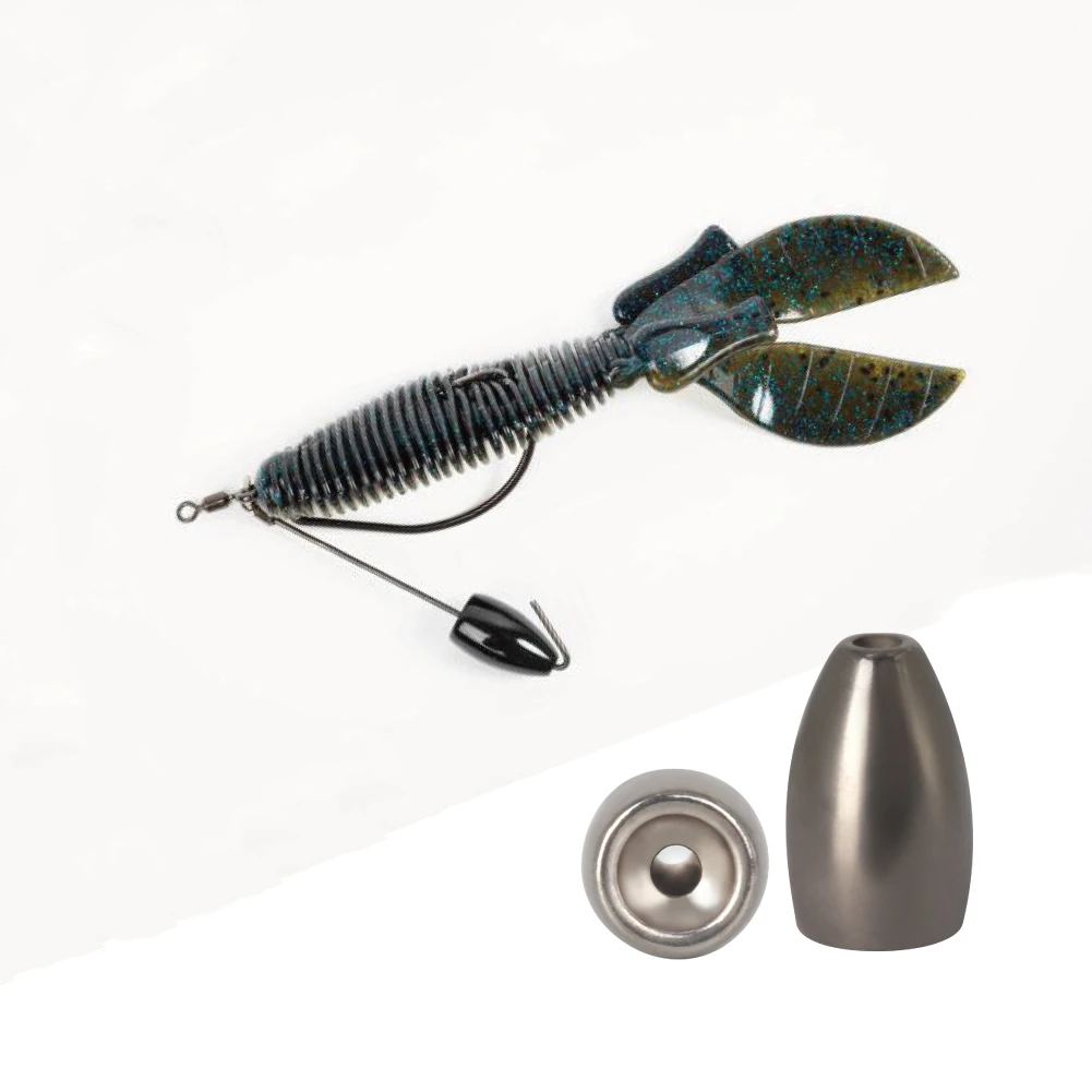 Elite TG 1 ~ 5 uds plomo de pesca de lubina peso volteador, 2,7g ~ 14g sin plomo Bluegill Crappie Texas/Carolina Rig bala señuelo plomos - imagen 4