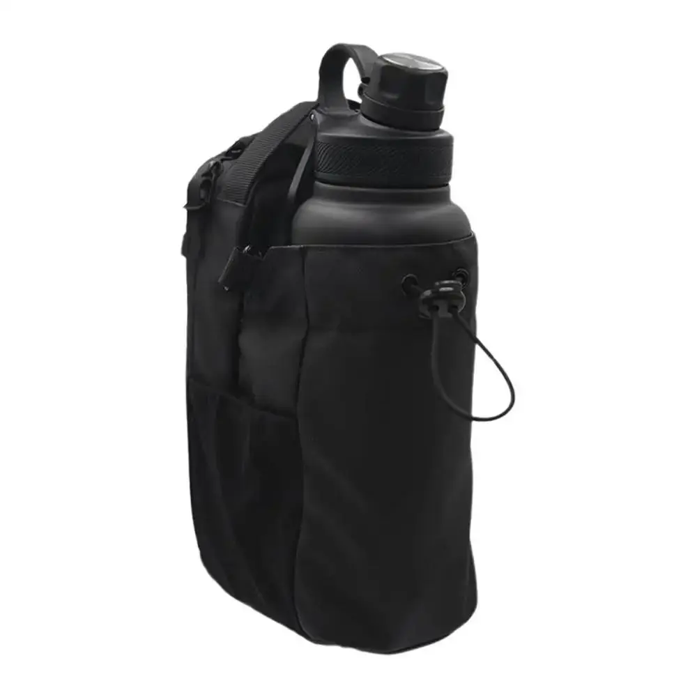 Bolsa bandolera para botella de agua magnética, bolsa ajustable de gran capacidad para botella de gimnasio, bolsa deportiva cruzada portátil para viaje - imagen 4