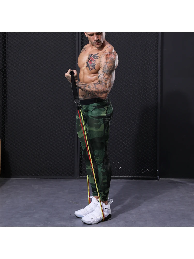 Juego de 11 Uds de bandas de resistencia para entrenamiento, bandas de tubo para ejercicio físico, correas de anclaje para puerta, asas acolchadas para gimnasio en casa y viajes - imagen 3