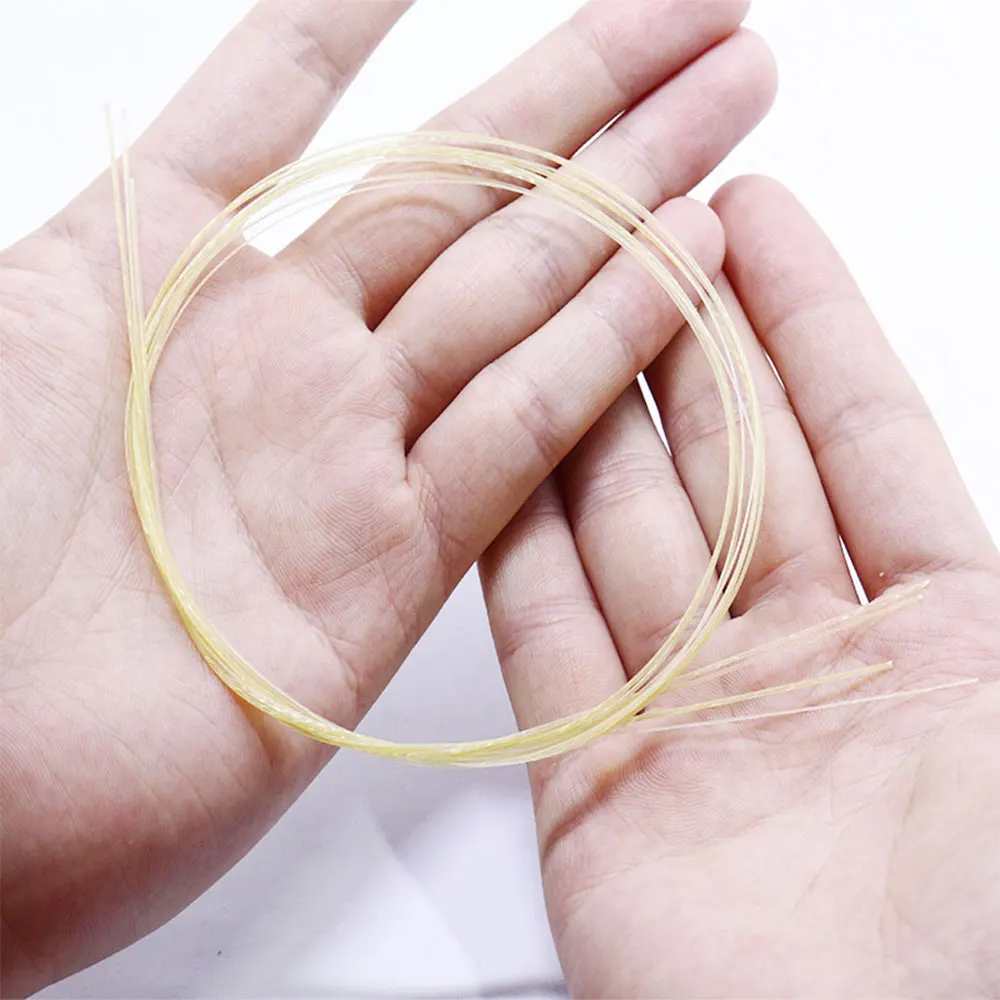 Bimoo, 1 metro, atado de moscas, línea de costilla biológica para ninfa Caddis Pupae, costilla corporal, grigio, trucha, Señuelos de pesca, cebos, Material de atado de moscas - imagen 5