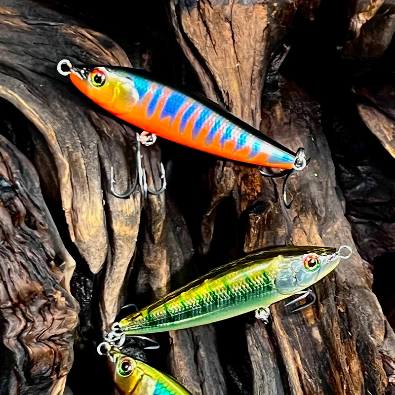 Señuelo tipo lápiz para trabajo mágico, cebo para Lucio, 8,5g, 14g, cebo tipo lápiz que se hunde, Señuelos de pesca artificiales para lubina, suministros de pesca, nuevos productos de pesca - imagen 4