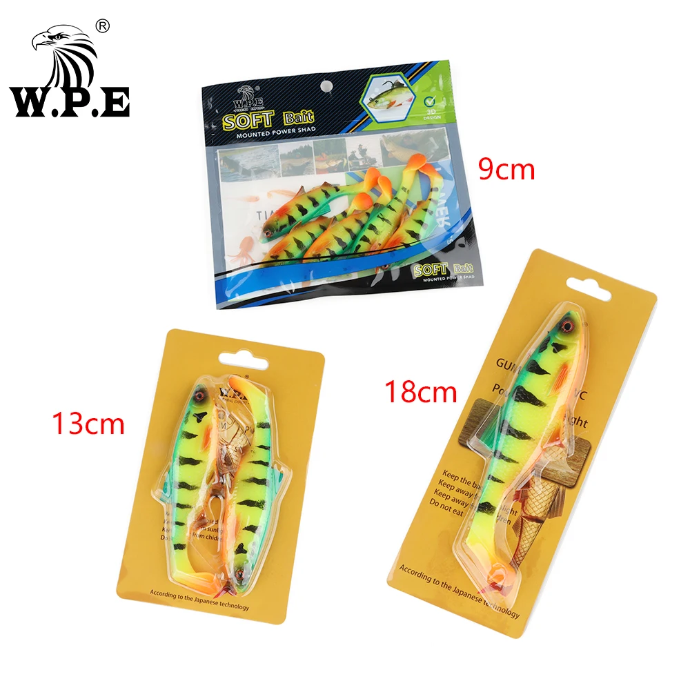 Shad wobbler W.P.E para lubina – Silicona blanda - imagen 2