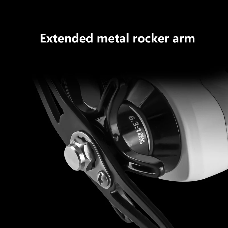 2024 nuevo carrete de pesca de mano derecha/izquierda 6,3: 1 lubina de agua salada agarre EVA carrete de pesca carrete de pesca carrete de fundición de agua salada - imagen 5