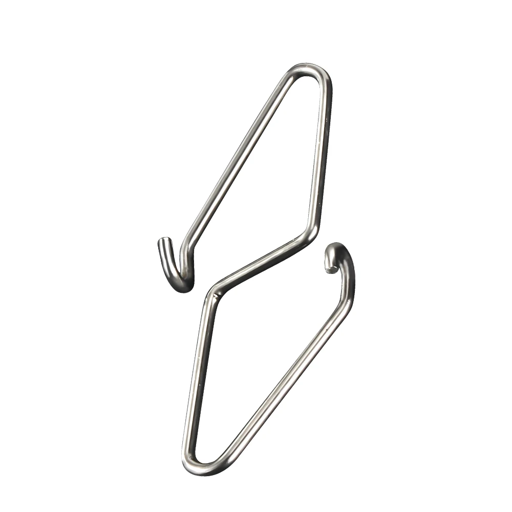 DNDYUJU 50-100 Uds. Pin de diamante de acero inoxidable pesca giratorio Snap señuelo de pesca Pin conector de señuelo de pesca accesorios de pesca - imagen 4