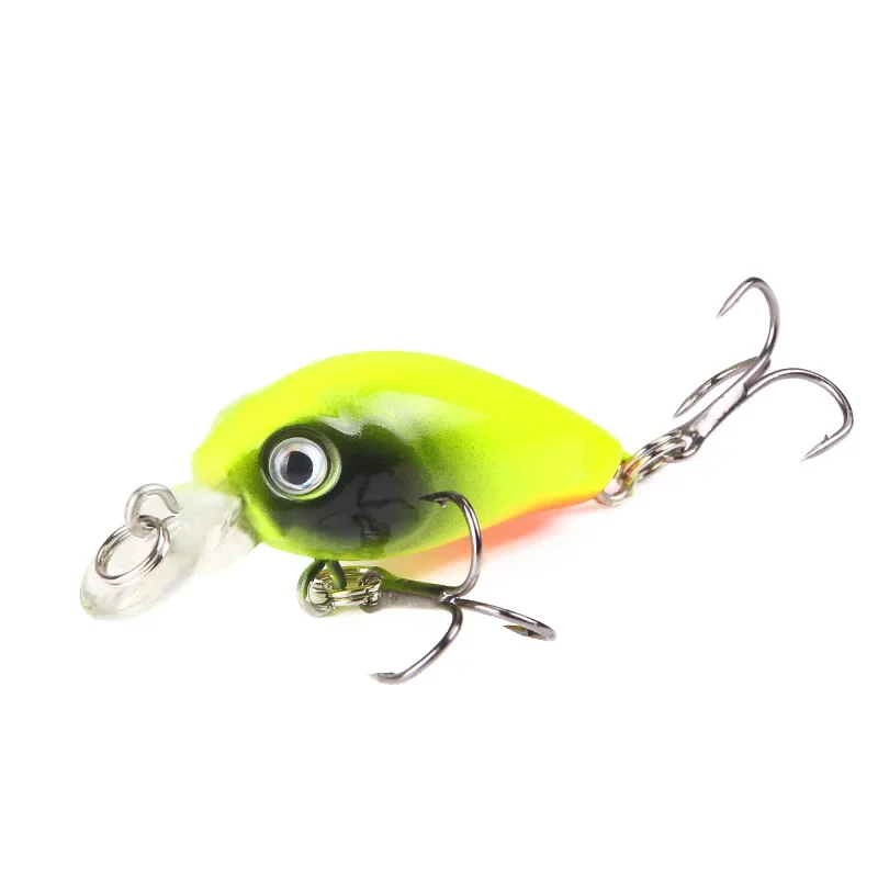 Señuelo de pesca para peces, cebo duro Artificial con manivela, Wobbler topwater, Mini señuelo Crankbait de pesca, 1 ud. - imagen 3