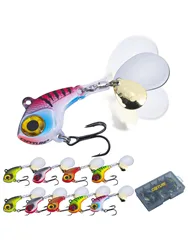 Goture VIB – Cuchara giratoria con anzuelo triple antienredos