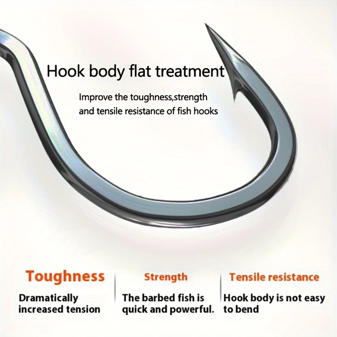 FishTrip-anzuelo de pesca con tapa automática, anzuelo de púas de acero rico en carbono para pesca de carpa lubina, accesorios de aparejos de agua dulce - imagen 2
