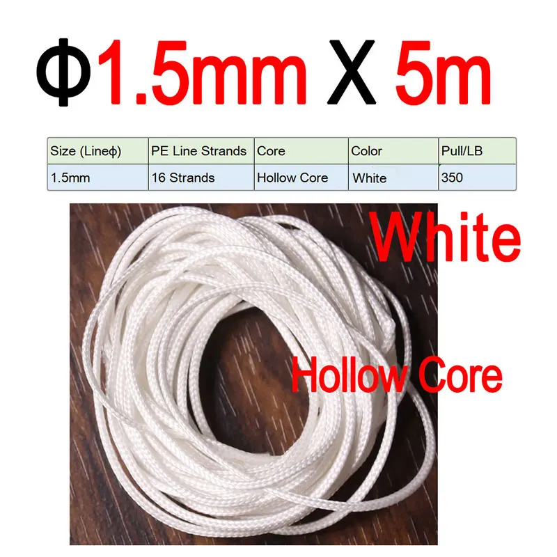1.5mm X 5m White