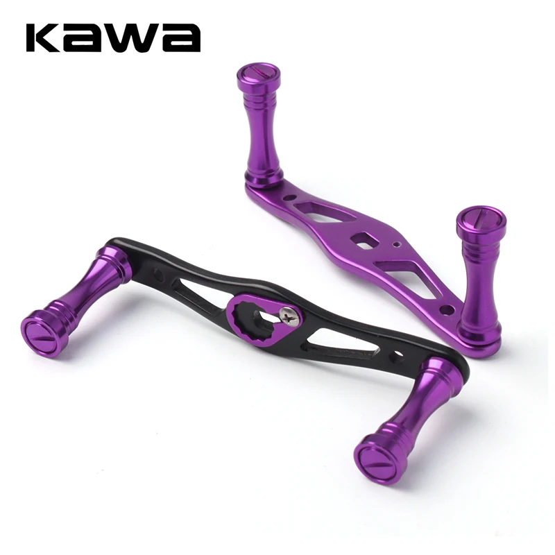 Kawa nuevo, 1 pieza, mango de carrete de pesca, mango de Metal con perillas de aleación, traje A/D/S, carrete de pesca de fundición para promoción, accesorio de aparejos DIY - imagen 2