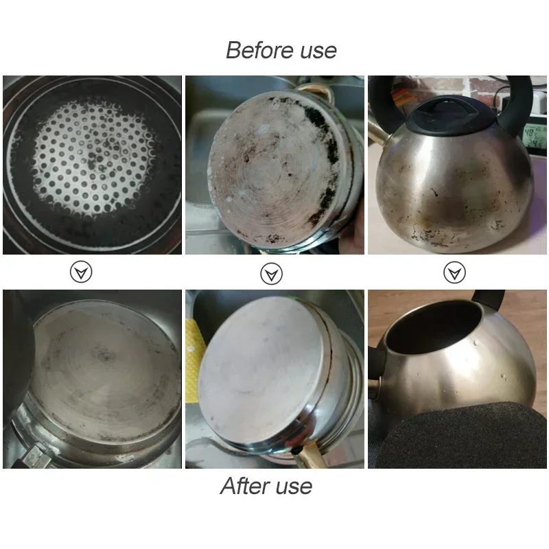 Cepillo de esponja de cocina mágico, cepillo de limpieza de esponja de melamina, cuchillo de descalcificación, limpiador de ollas, cepillo de descontaminación fuerte - imagen 5