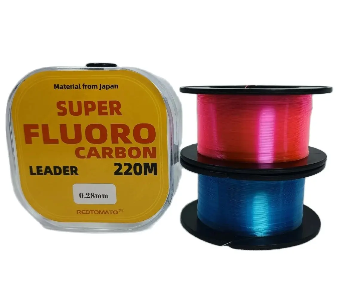 Super Fluoro Carbon Leader 220m de Redtomato