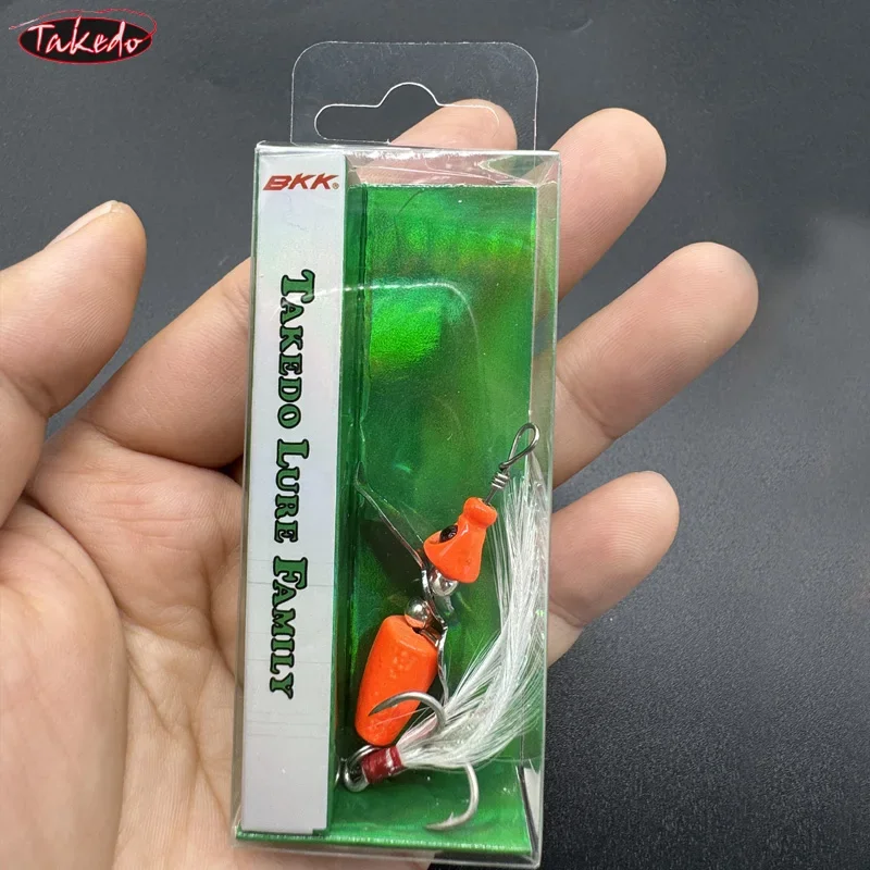 TAKEDO LX04 45MM 11G hélice señuelo de pesca Spinner cuchara cebo Jigbait Wobbers señuelo Swimbait para lubina trucha Pike - imagen 5