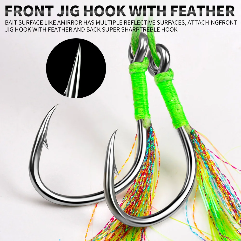 PROBEROS 1 Señuelo de Pesca Metálico, Señuelos de Pesca de Alta Calidad, Favoritos de los Capitanes, Cucharas Brillantes para Agua Salada, Perfectas para Jigging - imagen 5