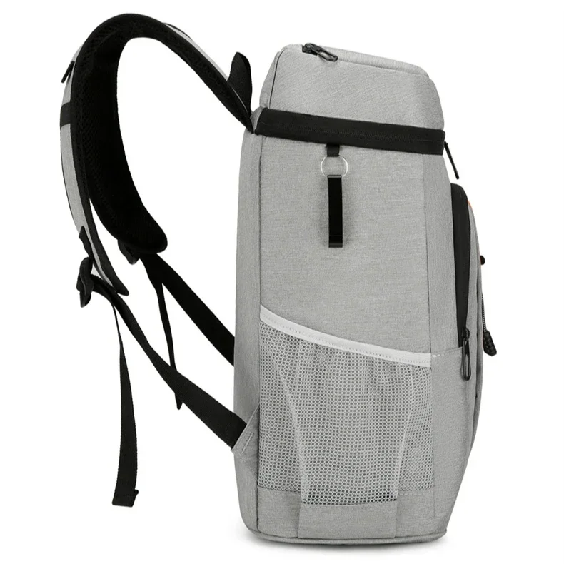 Bolsa de almacenamiento portátil para pícnic al aire libre, bolsa de hielo de gran capacidad, Mochila de tela Oxford, bolsa de aislamiento de papel de aluminio - imagen 4