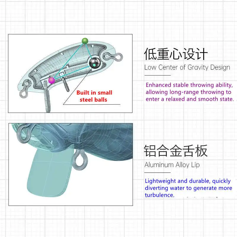 2025 nuevo Lurefans CC45T señuelo de pesca flotante Minnow 45mm/5g Isca Artificial Wobbler flujo Micromatter pez mandarín cebo falso - imagen 4