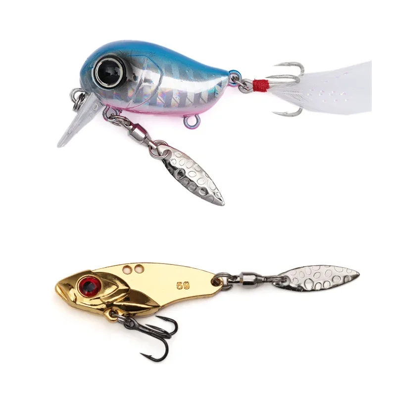 6 unids/lote señuelo DIY para Spinner cuchara señuelos ranas VIB hoja de acero inoxidable reflectante cucharas ruidosas accesorios de pesca - imagen 3