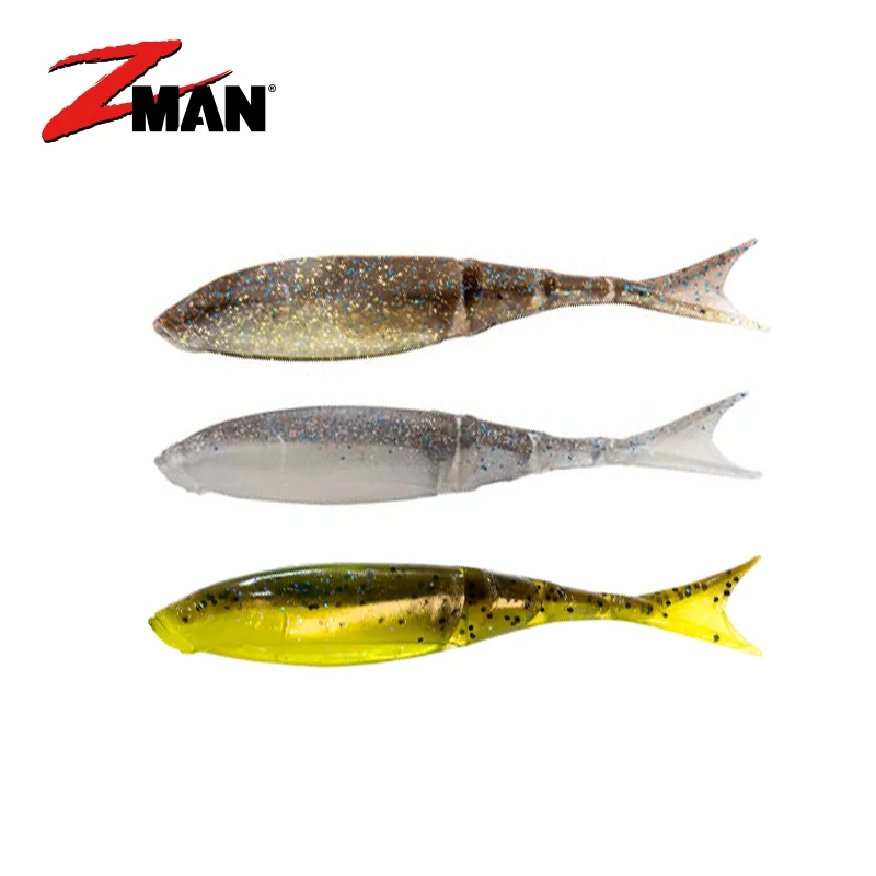 American ZMAN Floating Ned Fishing Group RAZOR SHADZ Chatterbait cebo falso de pez blando multisección - imagen 2