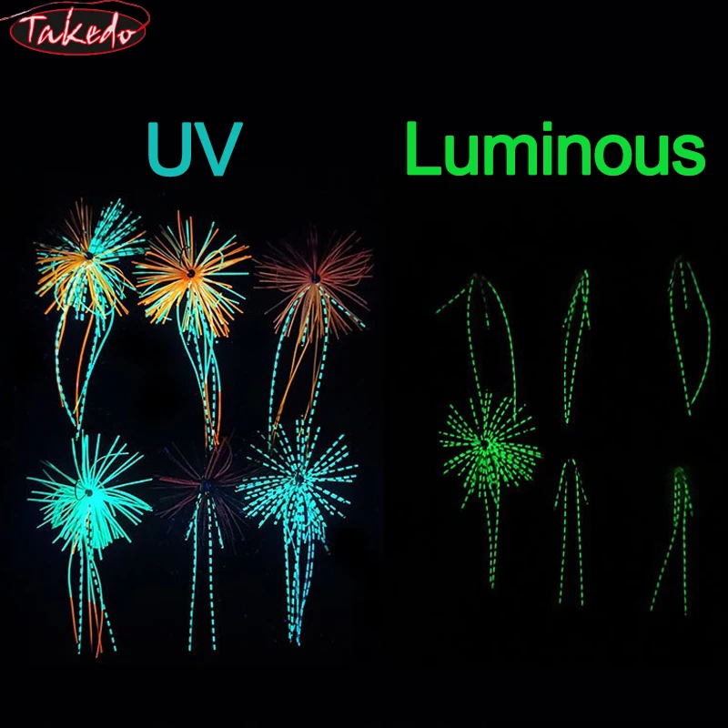 TAKEDO 3,5G - 11G plantilla de goma señuelo de pesca anzuelo de cabeza BuzzBait UV Chatterbait con 4X gancho de manivela para lubina trucha carpa - imagen 4